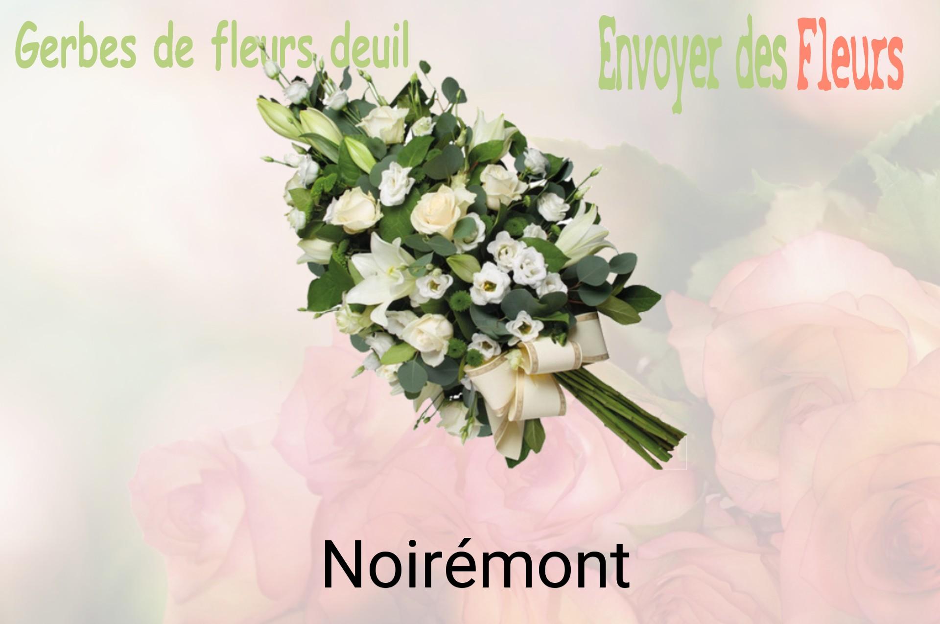 Gerbe de fleurs de deuil livrée à Noirémont